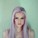 Grey-violete hair 