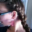 braid down front side