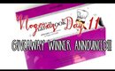 VLOGMAS DAY 11: GIVEAWAY WINNER ANNOUNCED!!!!!