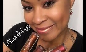 COLOURPOP ULTRA METALLIC LIP LIVE SWATCH REVIEW