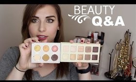 Beauty Q&A: LORAC Unzipped Gold Dupe, Fiber Mascaras, and more! | Bailey B.