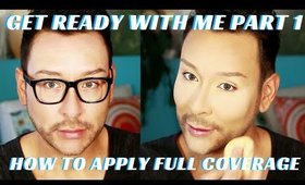 GRWM How to Apply Full Coverage Foundation Contour Highlight with Kevyn Aucoin- mathias4makeup