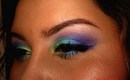 Bright Colorful Summer Makeup Tutorial