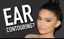 KYLIE JENNER EAR CONTOURING?!