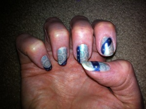 This is just a look I was playing with while trying to get the hang of stamping :-)