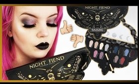 NIGHT FIEND EYESHADOW PALETTE (REVIEW + TUTORIAL)