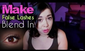 How to Make False Lashes Blend In