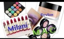 Recent Purchases: MAC, Cream Shadow Palette, Milani, Revlon Creme Foundation
