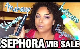 SEPHORA VIB FALL 2017 DATES & RECOMMENDATIONS WISHLIST | HAIRCARE MAKEUP SKINCARE || MelissaQr