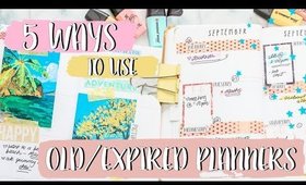 Use an OLD/EXPIRED Planner (5 ways to use an old planner)- [Roxy James] #plan #planner #planwithme