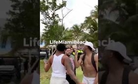 Miami Polices Cursing At People On Beach pt1