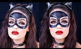 Cat Woman Halloween Makeup