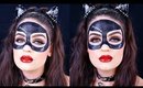 Cat Woman Halloween Makeup