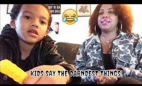 ASK A KINDERGARTNER with LITTLE MIKELL & MOMMIE!