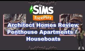 Sims Freeplay Architect Homes Review Penthouse Apartments And Houseboats