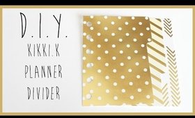 DIY PLANNER DIVIDERS KIKKI K SMALL | Grace Go