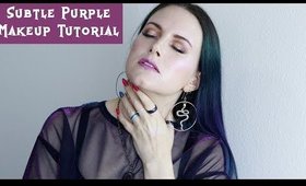 Subtle Purple Makeup Tutorial | Subtle Pop of Color Series