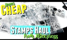 Cheap Clear Crafting Stamps Haul, Clear Stamp Haul for Crafting & Cardmaking & Cheap Dies for Sizzix