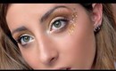 Halloween Makeup: Golden Greek Goddess