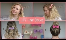 DIY Cute and Easy Hair Bows!