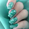 Green Birdie Nails