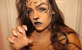 Sexy Tiger Makeup for Halloween