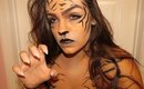 Sexy Tiger Makeup for Halloween