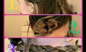 3 unique braided hairstyles for school!!!