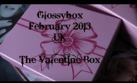 Glossybox - February 2013 UK - The one thats just a little bit Valentine