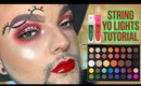 OMG STRING YO LIGHTS EYEBROW MAKEUP TUTORIAL