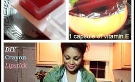 DIY Crayon Lipstick
