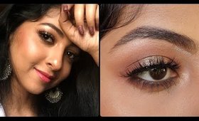 ANTIQUE GOLD HALO EYEMAKEUP | Festive Party Makeup Tutorial | Stacey Castanha