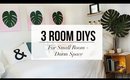 3 EASY Room Decor DIY for Dorm + Small Space | ANN LE