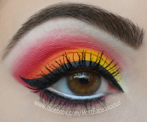 I'm wearing this look out tonight for the San Jose 5K Rave Run! Using Sugarpill Cosmetics in Love+, Flamepoint, Buttercupcake and Tako. Stila eyeshadow primer in Taffy & waterproof black liner in Intense Black, The Falsies waterproof mascara by Maybelline and jordana white pencil liner.

www.facebook.com/mostbabealicious