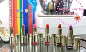 Milani Color Statement Matte Lipstick Swatches |2015