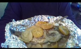 Baked fish #cooking
