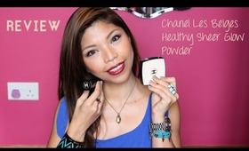Chanel Les Beiges Healthy Sheer Glow Powder Review and Tutorial