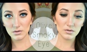 GRWM | Olive Smoky Eye | MAC Eyeshadows