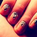 Pink Diamond nails <3