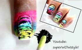 Colorful Nail Designs ✔ Spun Sugar Nail Designs Tutorial