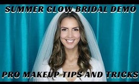 BEAUTY TRANSFORMATION- SUMMER GLOW BRIDAL MAKEUP DEMO STEP BY STEP W MATHIAS- karma33