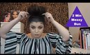 Messy Bun in 2 Minutes! | Be G.L.A.M.