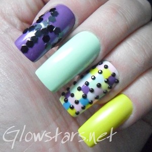 For more nail art, pics of this mani and products and method used visit http://Glowstars.net