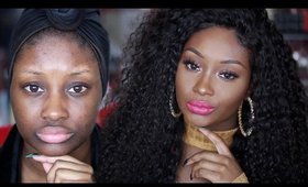 Get Ready with Me | Valentine's Day Date Night FT Savon Luxe Hair Extensions | Makeupd0ll