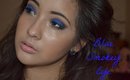 Blue Smokey Eye using Electric Palette & Lorac Pro Palette!
