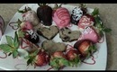 DIY Valentines Day Chocolate Covered Strawberries