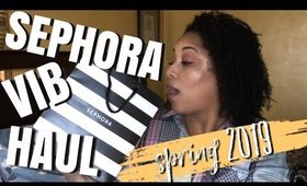I NEVER SAW THIS !?😱 SEPHORA VIB SALE 2019 | NEW CJ Walker Haircare SKINCARE & MAKEUP | MelissaQ