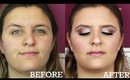 GLAM PROM MAKEUP TRANSFORMATION - Makeup By Nicole