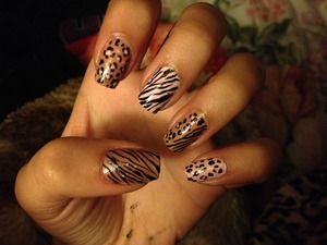 These are my favorite animal prints , and I had to throw pink in there (: