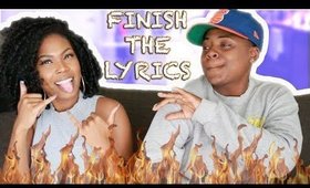 HILARIOUS FINISH THE LYRICS CHALLENGE